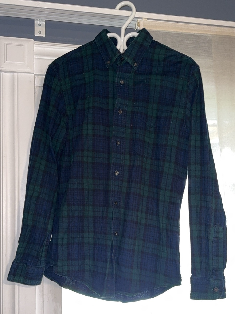 L.L Bean Plaid Flannel Button Down Shirt